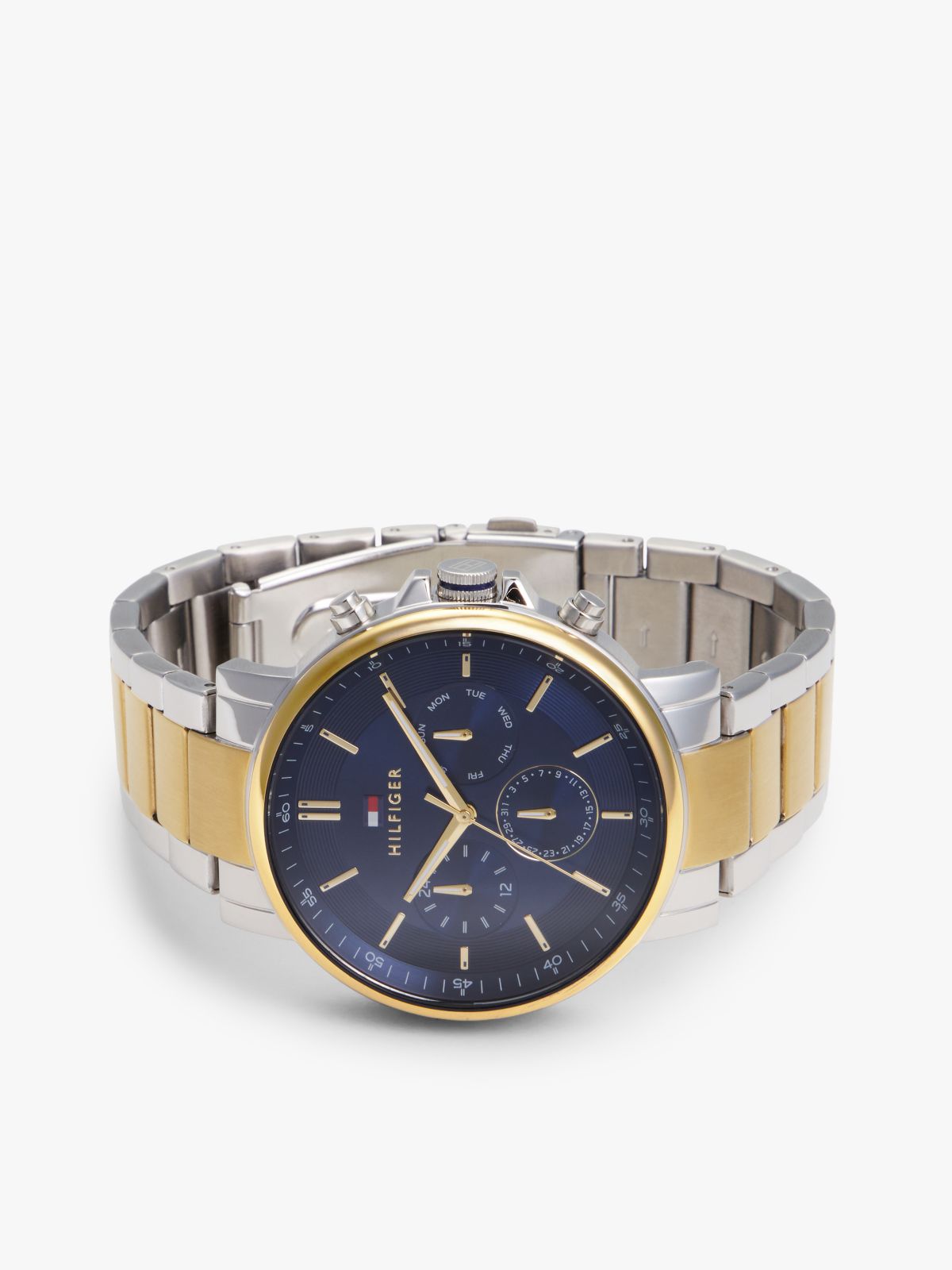 Ionic Gold-Plated Stainless Steel Watch — Silver