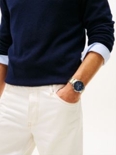 Ionic Gold-Plated Stainless Steel Watch — Silver 4