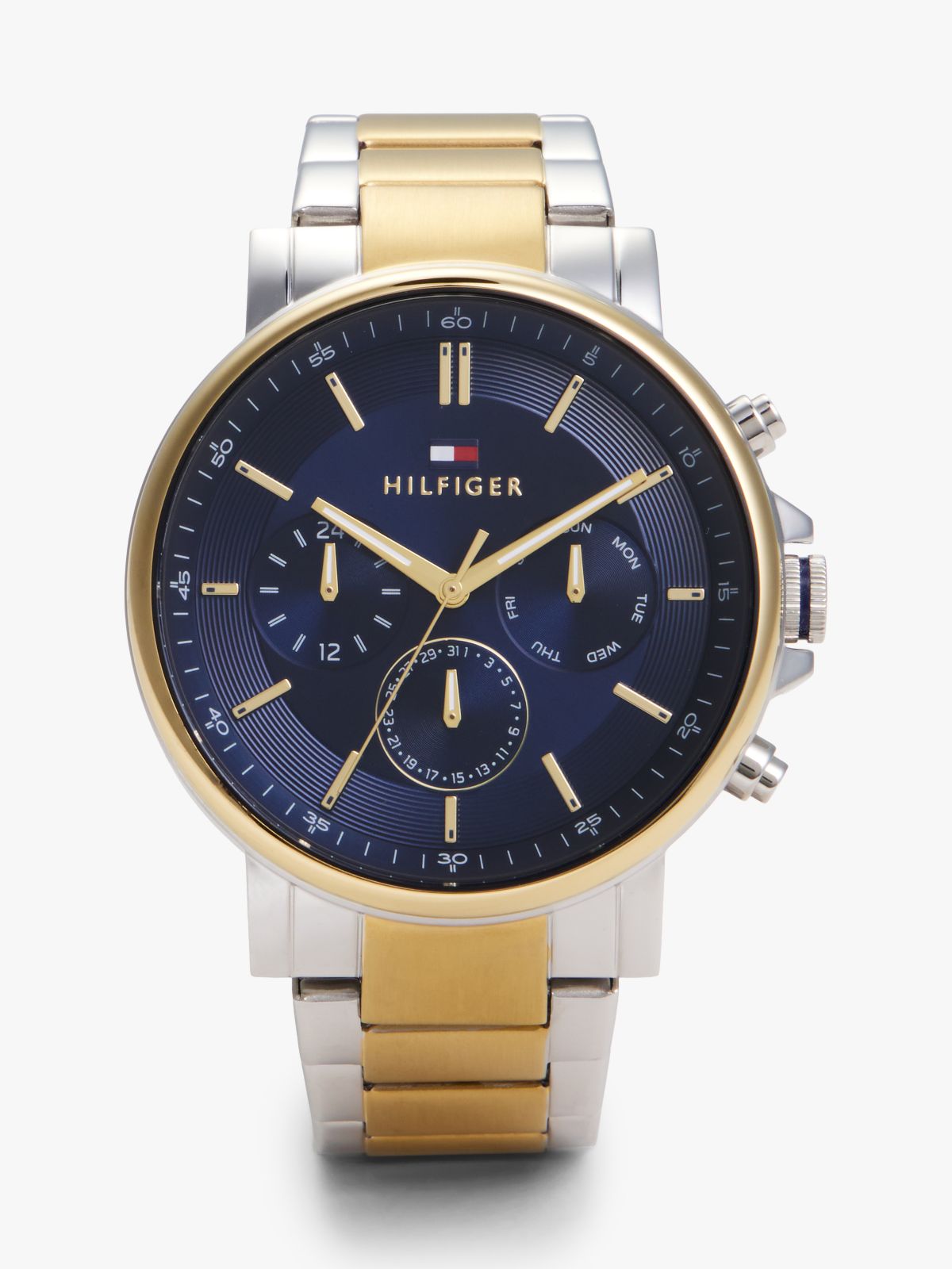 Ionic Gold-Plated Stainless Steel Watch — Silver