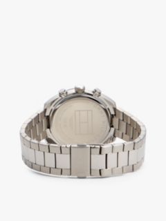 Blue Dial Chronograph Chain-Link Watch — Silver 3