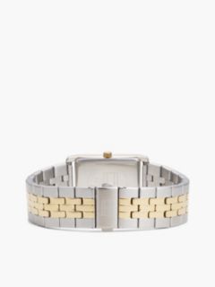 Silver-White Dial Two-Tone Stainless Steel Watch — Multi 2