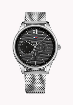 tommy hilfiger men's mesh watch