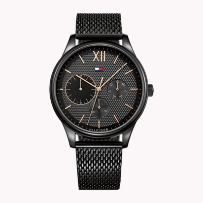 tommy hilfiger mesh strap watch