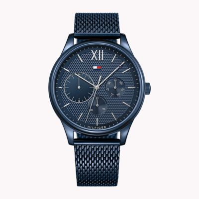 Stainless Steel Mesh Strap Watch | BLUE 