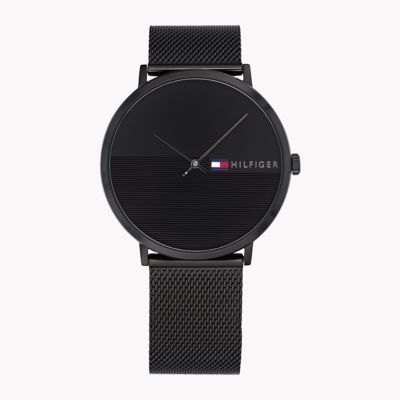 all black tommy hilfiger watch