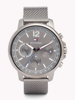 tommy hilfiger men's mesh watch