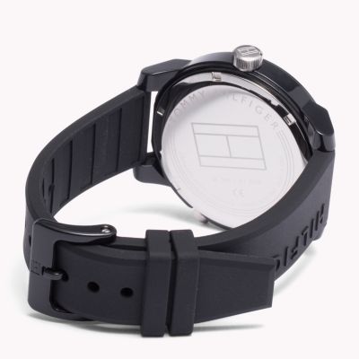 tommy hilfiger denim black watch