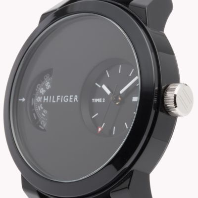 tommy hilfiger denim black watch
