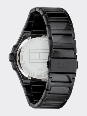 all black tommy hilfiger watch