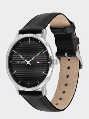 tommy hilfiger watch black strap