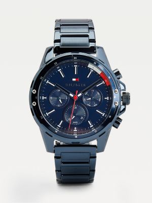 Multifunction Ionic-Plated Watch | BLUE 
