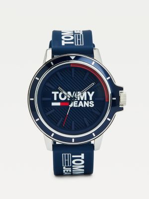 tommy hilfiger silicone strap watch