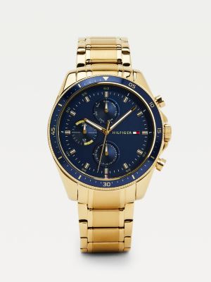 tommy hilfiger gold watches mens
