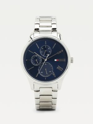 Stainless Steel ChainLink Strap Watch SILVER Tommy Hilfiger