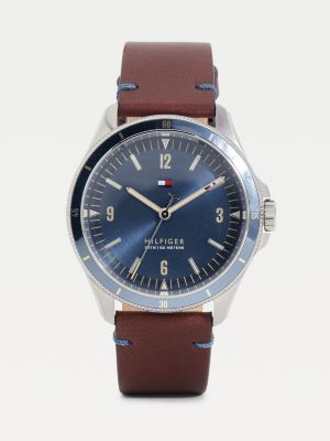 Reloj para Hombre Tommy Hilfiger 1791062 Acero inoxidable con correa de  silicona Azul.