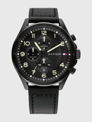 All black 2024 tommy hilfiger watch