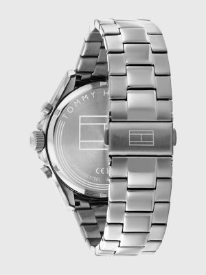 Tommy hilfiger watch store mens silver