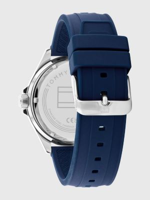 Tommy hilfiger watch discount men's rubber strap