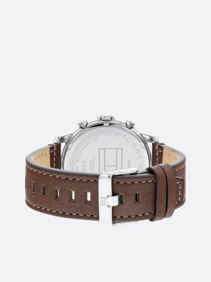 Cheap brown on sale leather watch