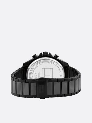 tommy hilfiger watch mens black