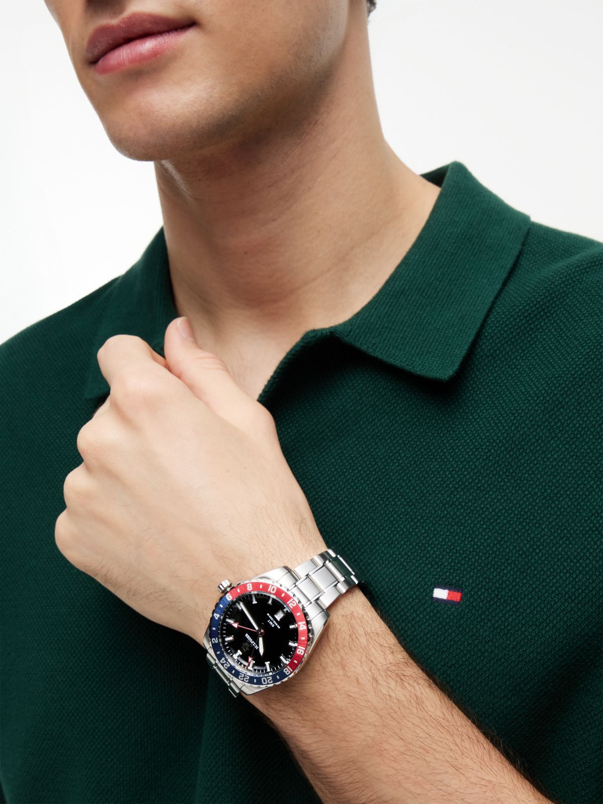 Stainless Steel Watch — Silver