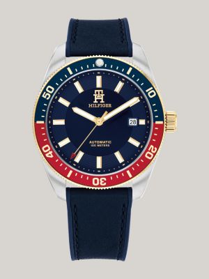 orologio in acciaio inossidabile bicolore black da uomini tommy hilfiger