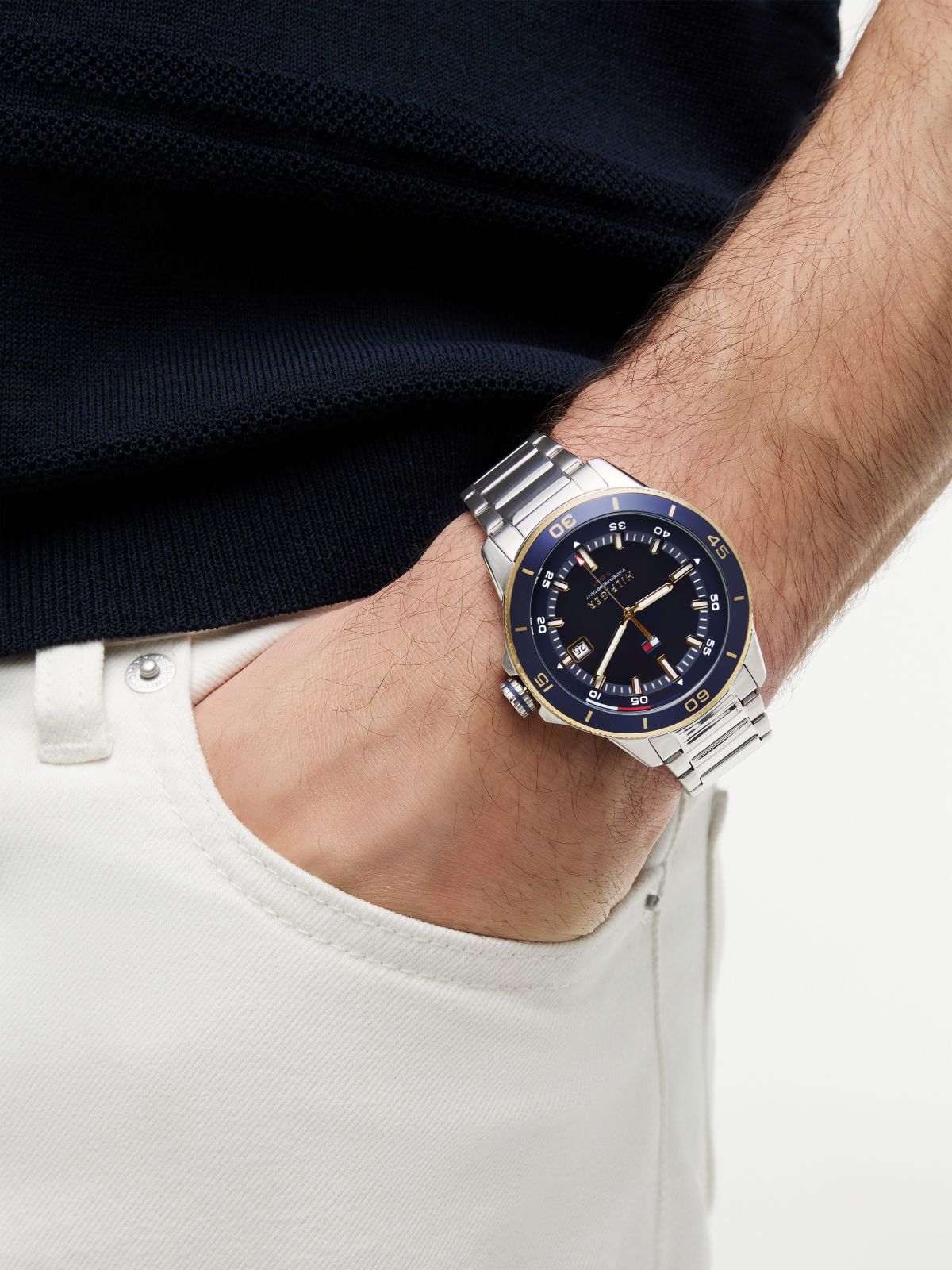 Stainless Steel Watch — Silver