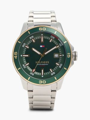 orologio in acciaio inox silver da uomini tommy hilfiger