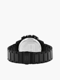 Black Ionic-Plated Stainless Steel Chronograph Watch — Black 2