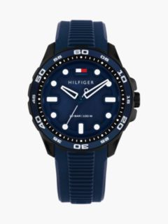 Blue Silicone Strap Watch — Blue 1