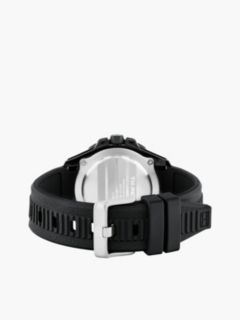 Black Silicone Strap Watch — Black 2
