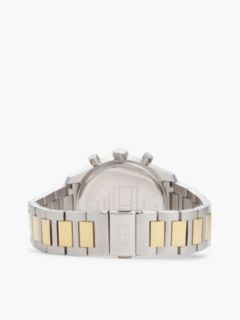 Green Dial Gold-Plated Two-Tone Chronograph Watch — Multi 2