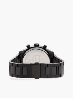 Black Ionic Plated Stainless Steel Chronograph Watch — Black 2