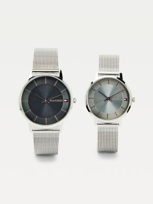 tommy hilfiger mesh bracelet watch