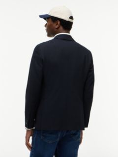 Wool Blend Blazer — Blue 4