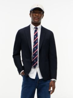 Wool Blend Blazer — Blue 1