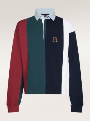 tommy hilfiger crest rugby shirt