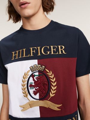 tommy jeans crest t shirt