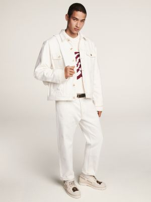 tommy hilfiger white jacket mens