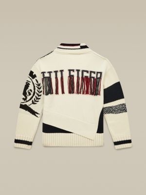 white tommy hilfiger jumper