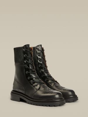 tommy hilfiger combat boots