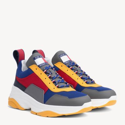 tommy hilfiger red trainers