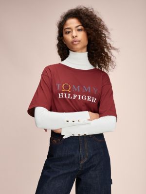 tommy jeans crest long sleeve