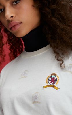 tommy hilfiger embroidered t shirt