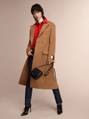 tommy hilfiger camel wool coat