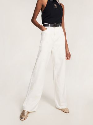 Crest Wide Leg Carpenter Jeans | WHITE | Tommy Hilfiger