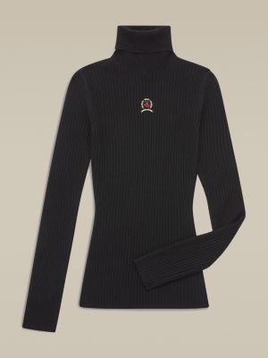 black jumper tommy hilfiger