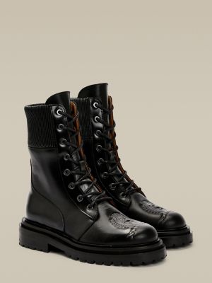 tommy hilfiger women's combat boots