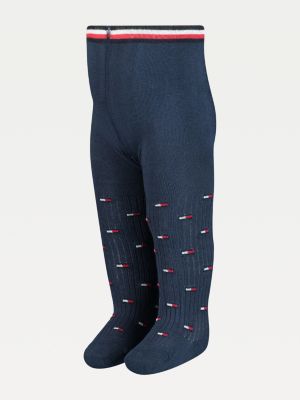 Collants A Drapeau Pour Bebe Bleu Tommy Hilfiger