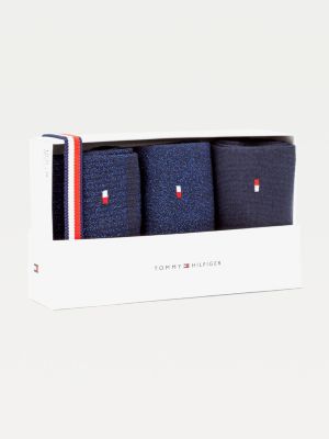 3er Pack Glitzer Socken Inkl Geschenkbox Blau Tommy Hilfiger